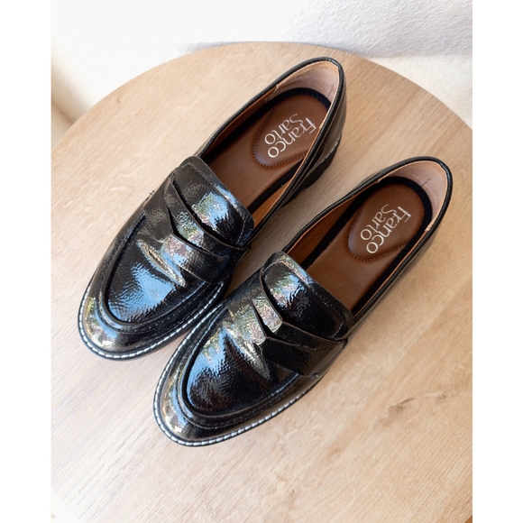 Franco Sarto | "Balin" Patent Faux Leather Platform Loafer - Picture 6 of 10